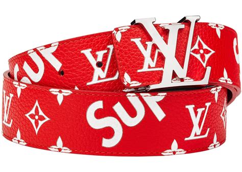 supreme louis vuitton belt replica|louis vuitton monogram belt.